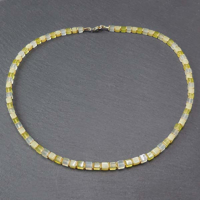 Serpentin Kette Vergoldet