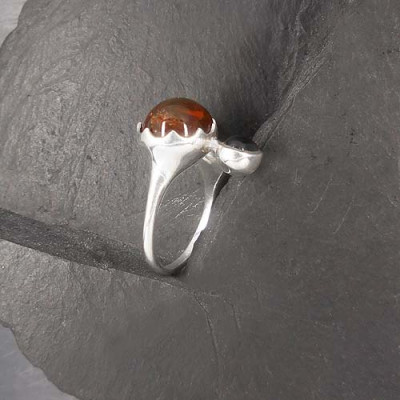 Turmalin Ring mit Granat
