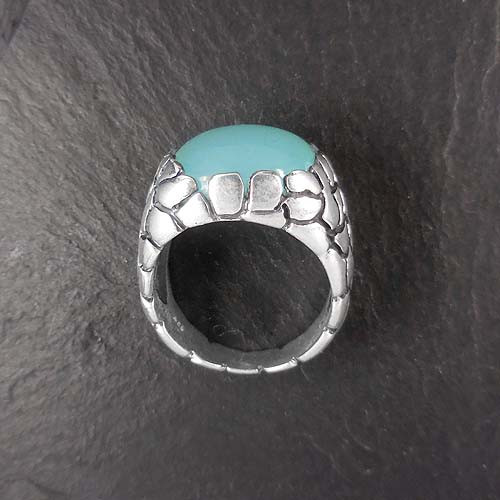 Calcit - Ring Eckig