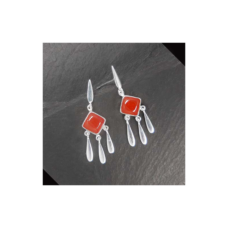 Karneol Ohrringe Stecker