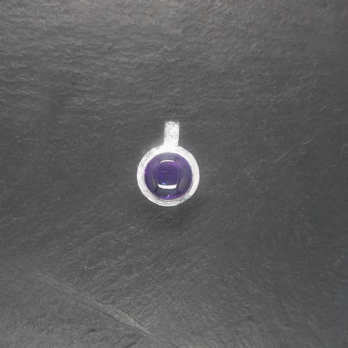 Amethyst Anhänger Rund