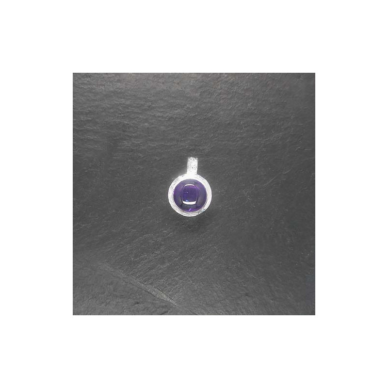 Amethyst Anhänger Rund