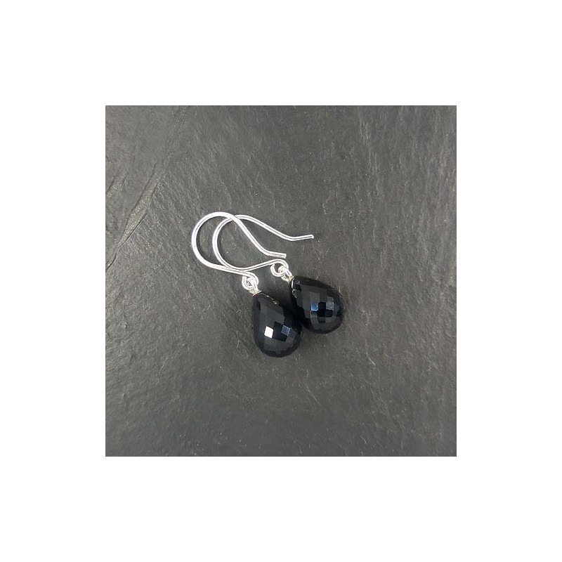 Onyx Ohrringe Tropfen