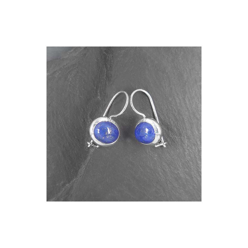 Lapis Lazuli Ohrringe Queroval