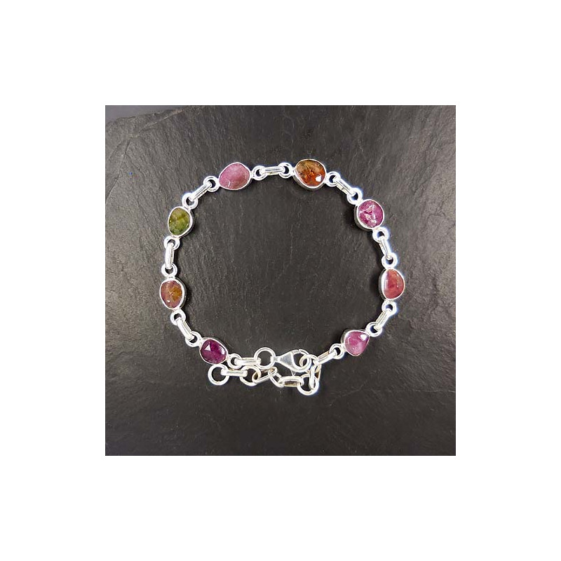 Turmalin Armband Mehrfarbig