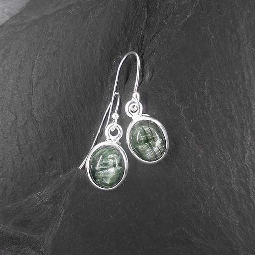 Serafinit Ohrringe Oval