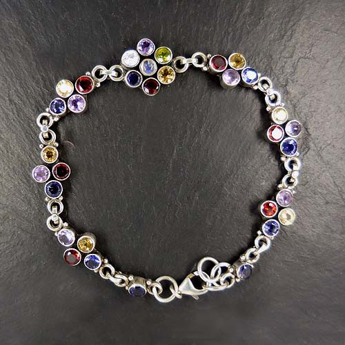 Edelsteinarmband Multicolor