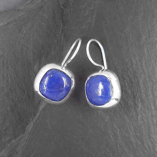 Lapis Lazuli Ohrringe Quadrat
