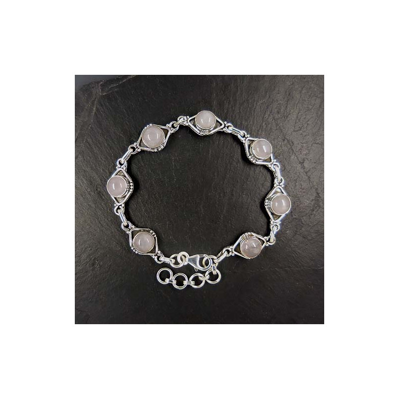 Rosenquarz Armband