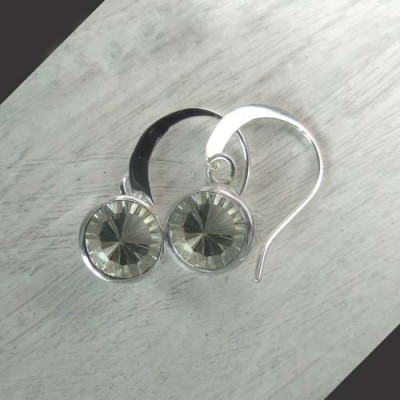 Prasiolith Ohrringe Rund