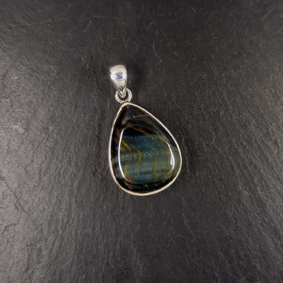 Falkenauge Anhänger Tropfen