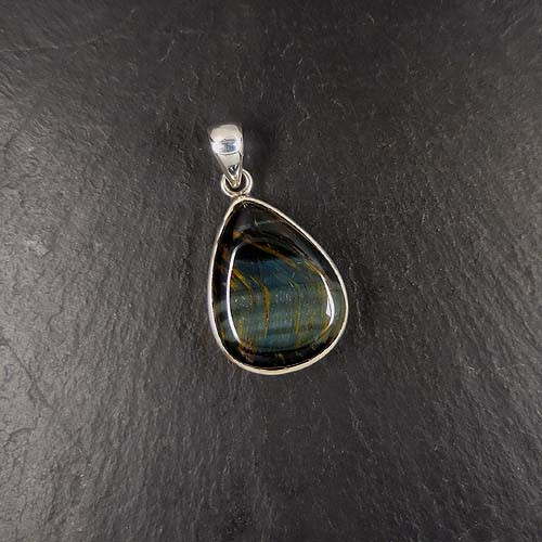 Falkenauge Anhänger Tropfen