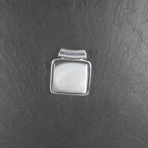 Perlmutt Anhänger Eckig (S9)