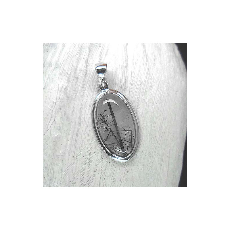 Turmalinquarz Anhänger Oval (S11)