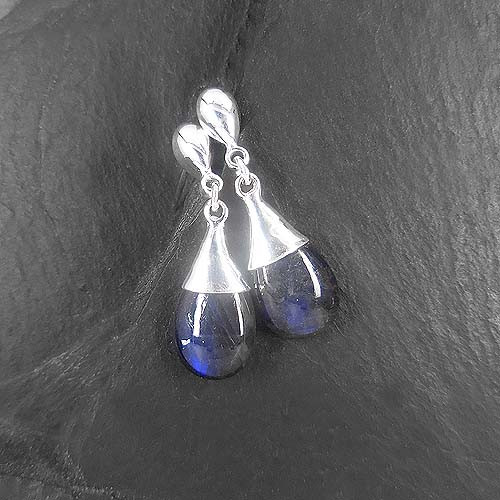 Labradorit Ohrringe Stecker