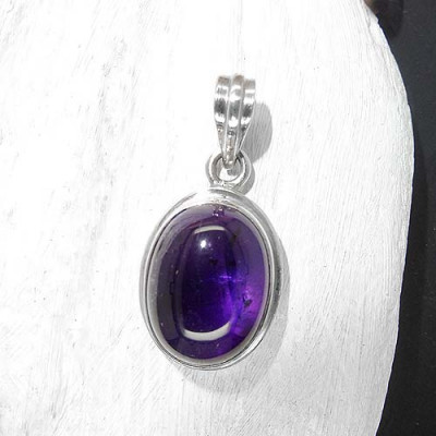 Amethyst Anhänger Oval