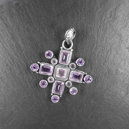 Amethyst Anhänger Multi