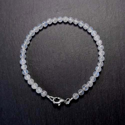 Mondstein Armband Kugeln