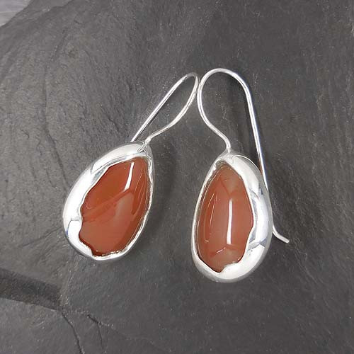 Karneol Ohrringe Tropfen