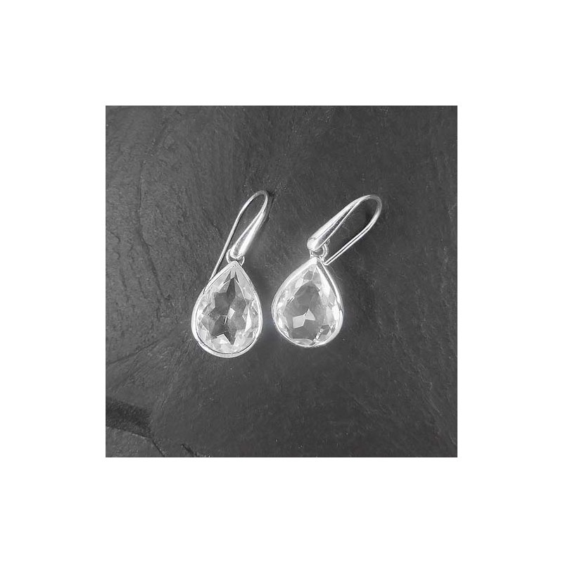 Bergkristall Ohrringe Tropfen
