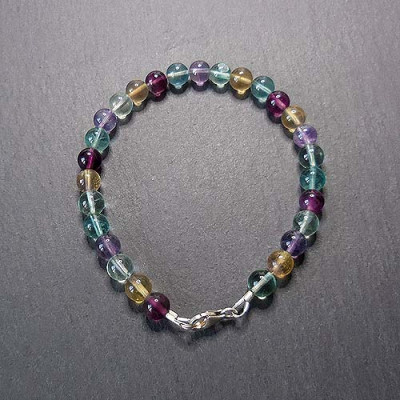 Fluorit Armband Kugeln