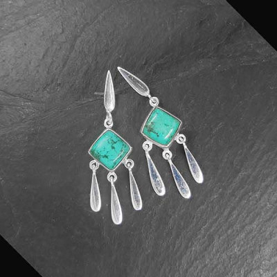 Türkis Ohrringe Stecker