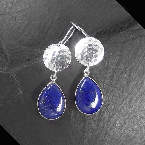 Lapis Lazuli Ohrringe Lang