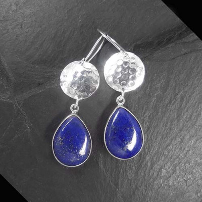 Lapis Lazuli Ohrringe Lang