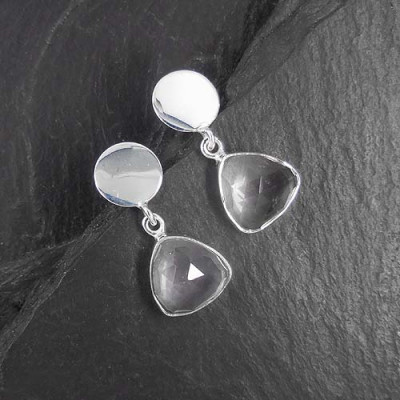 Bergkristall Ohrringe Stecker