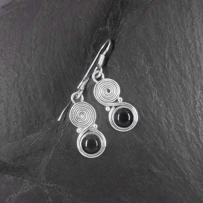 Onyx Ohrringe