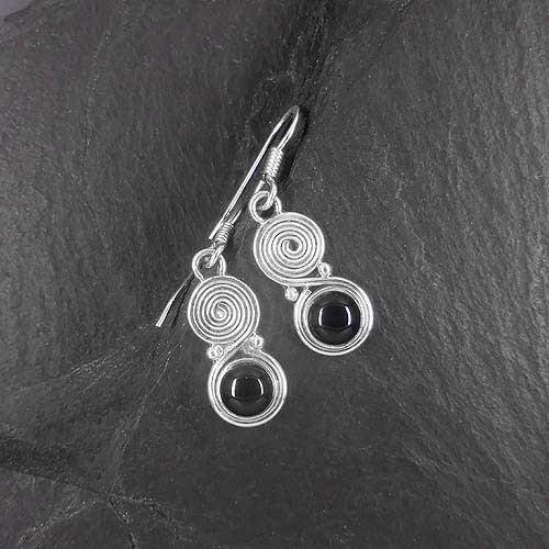 Onyx Ohrringe