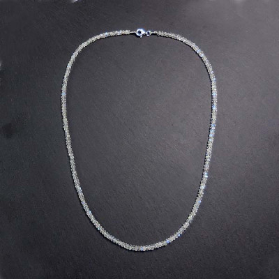 Mondsteinkette Facettiert