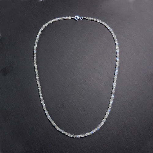 Mondsteinkette Facettiert