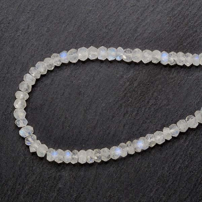 Mondsteinkette Facettiert