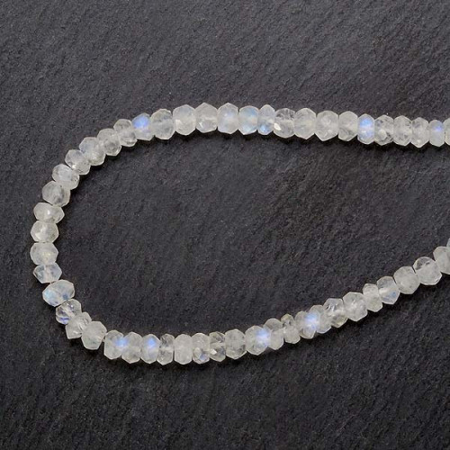 Mondsteinkette Facettiert