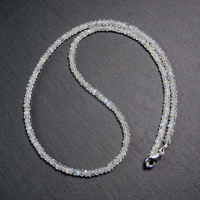 Mondsteinkette Facettiert