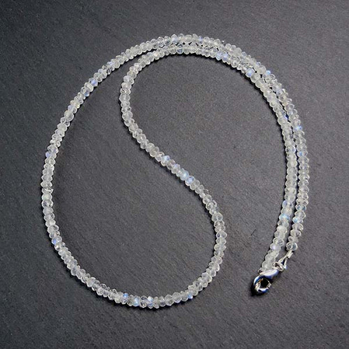 Mondsteinkette Facettiert