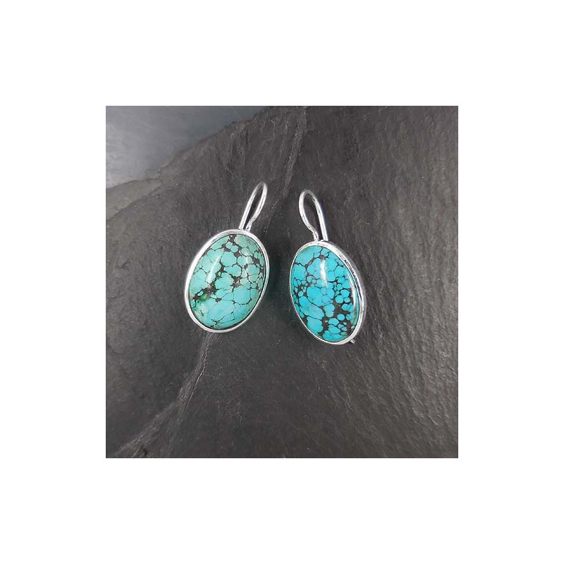 Türkis Ohrringe Oval