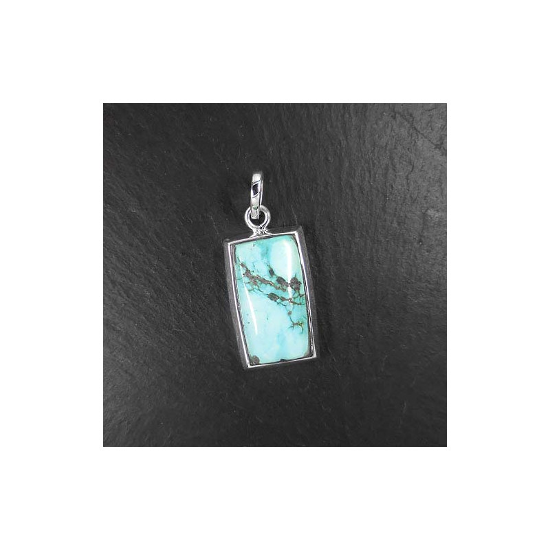 Türkis Anhänger Rechteck