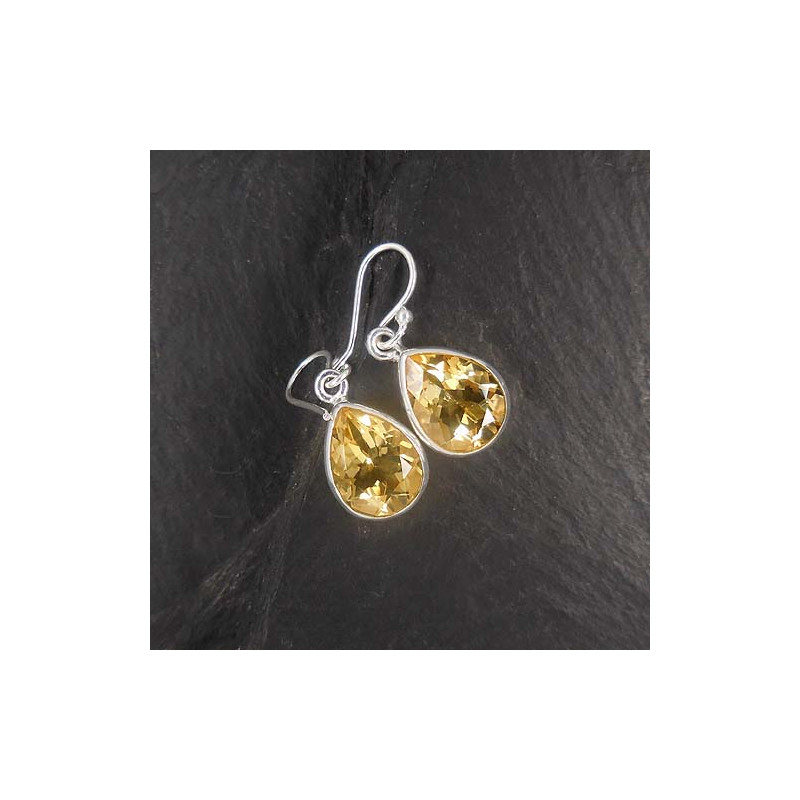 Citrin Ohrringe Tropfen