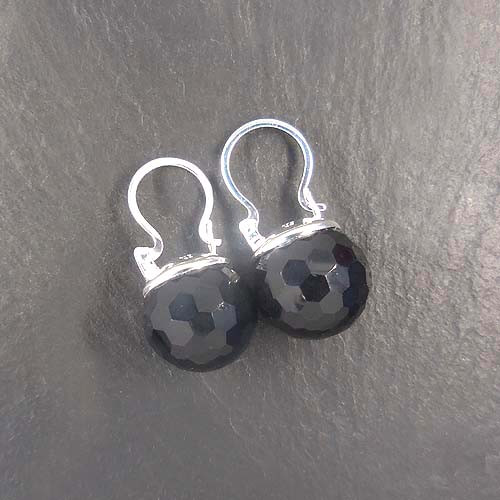 Onyx Ohrringe Kugel