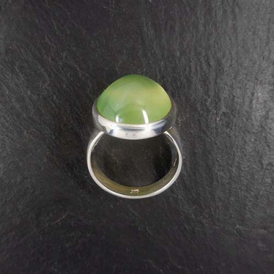 Prehnit Ring Oval