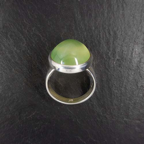 Prehnit Ring Oval