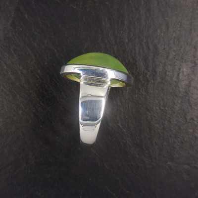 Prehnit Ring Oval