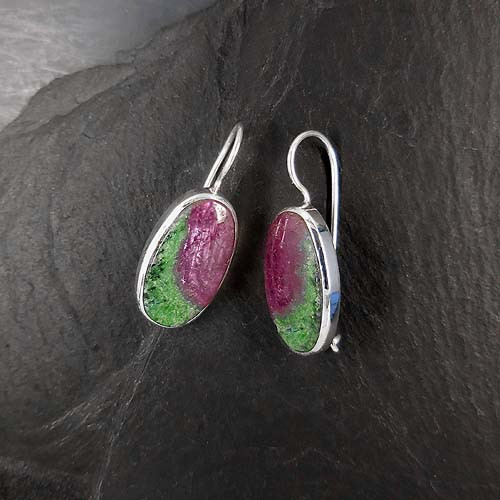 Zoisit Ohrringe Oval