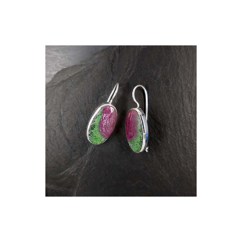 Zoisit Ohrringe Oval