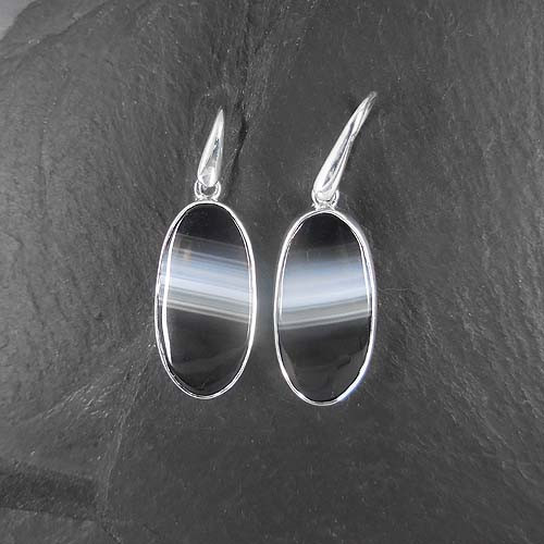 Sardonyx Ohrringe Oval