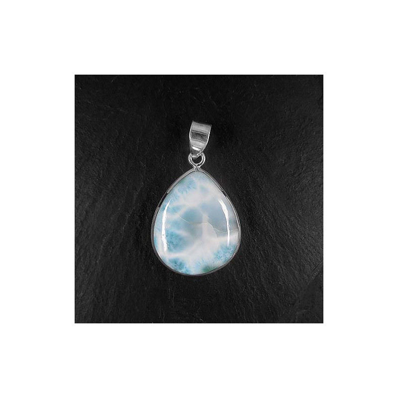 Larimar Anhänger Tropfen