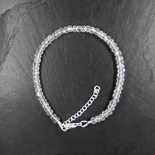 Bergkristall Armband Kugeln