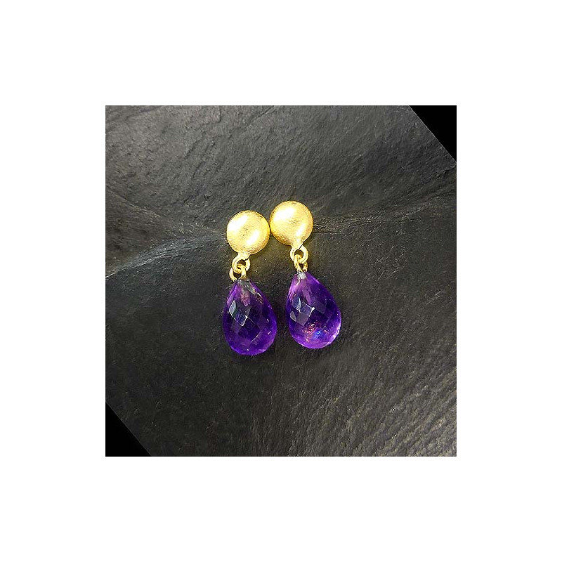 Amethyst Ohrringe Stecker